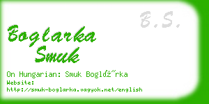 boglarka smuk business card